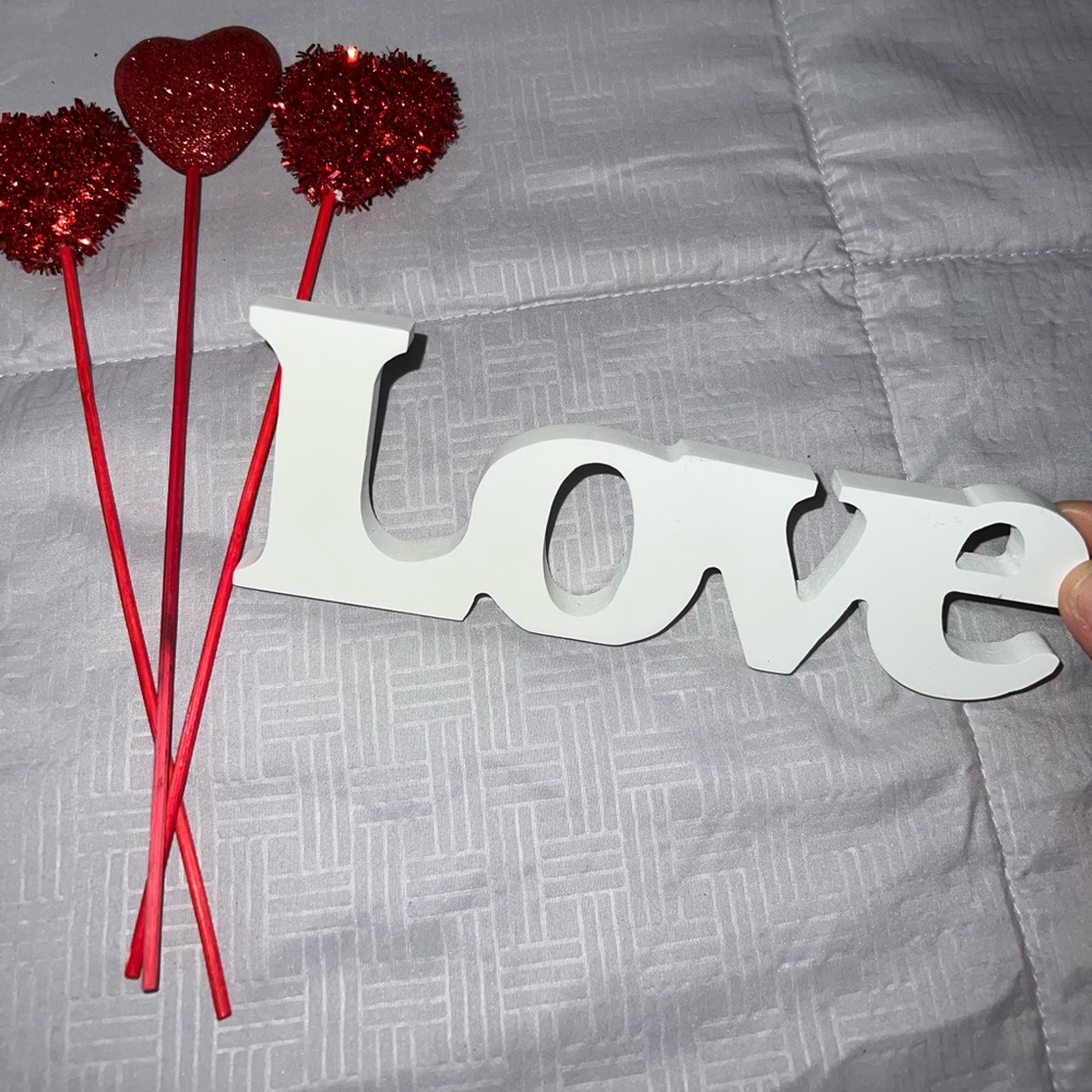 Love sign home decor